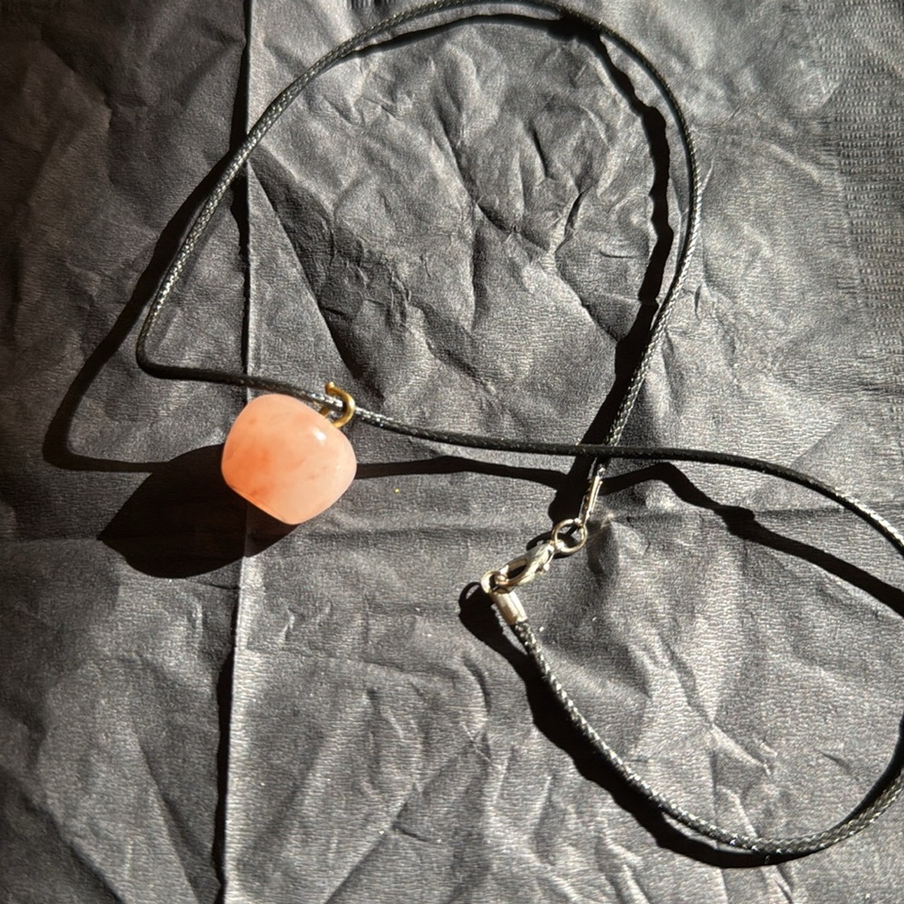 Natural apple shape pink Jade Christmas Gift - Picture 5 of 5